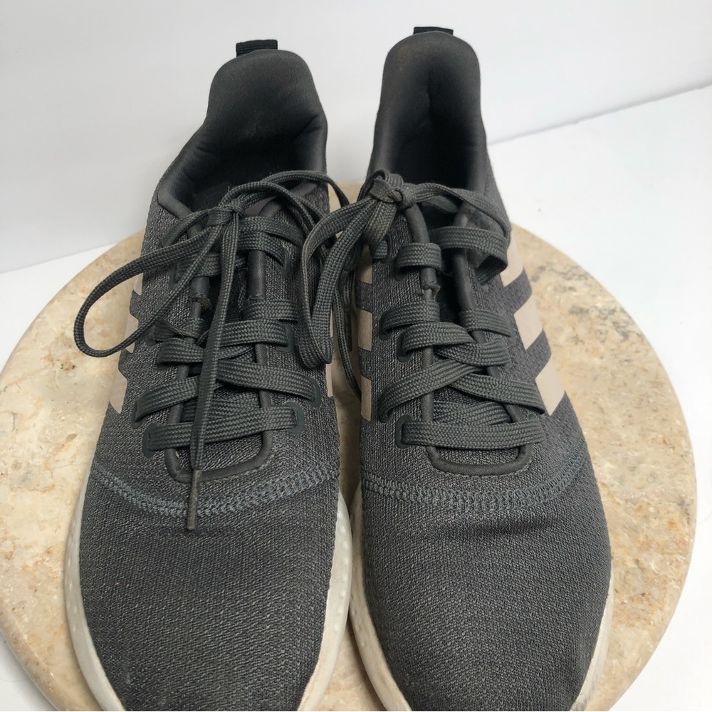 Gray Adidas Cloudfoam Sneakers Women's sz 8 - Picture 7 of 9